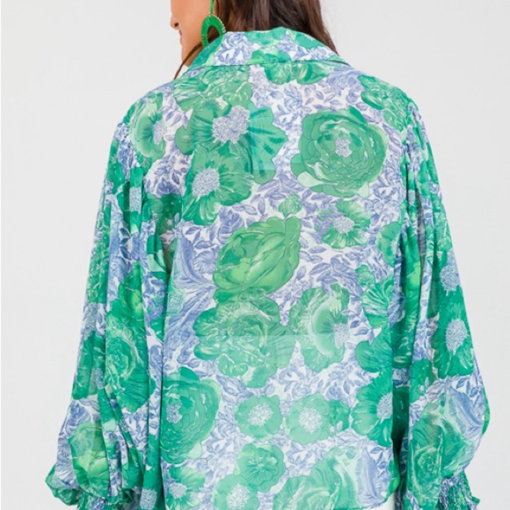 Button Down Blouse - Picture 3 of 4